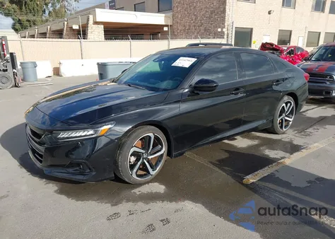 2021 Honda Accord Sport 2.0T из США, поврежденный, VIN 1HGCV2F32MA034051